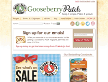 Tablet Screenshot of gooseberrypatch.com